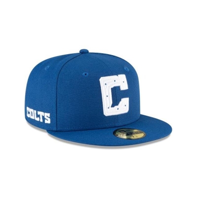 Indianapolis Colts Gorra | New Era NFL Logo Mix 59fifty Fitted Cap Mexico - Azules